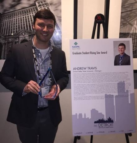 Student in the College Student Affairs Leadership Program receives Graduate Rising Star Award